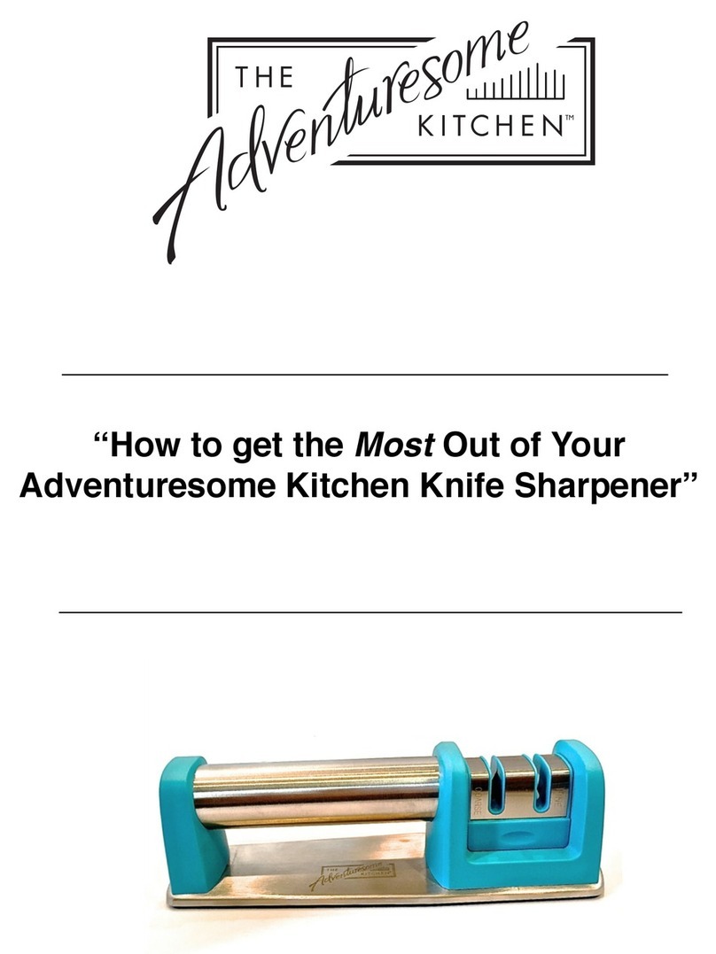 Adventuresome Kitchen Knife Sharpener user manual