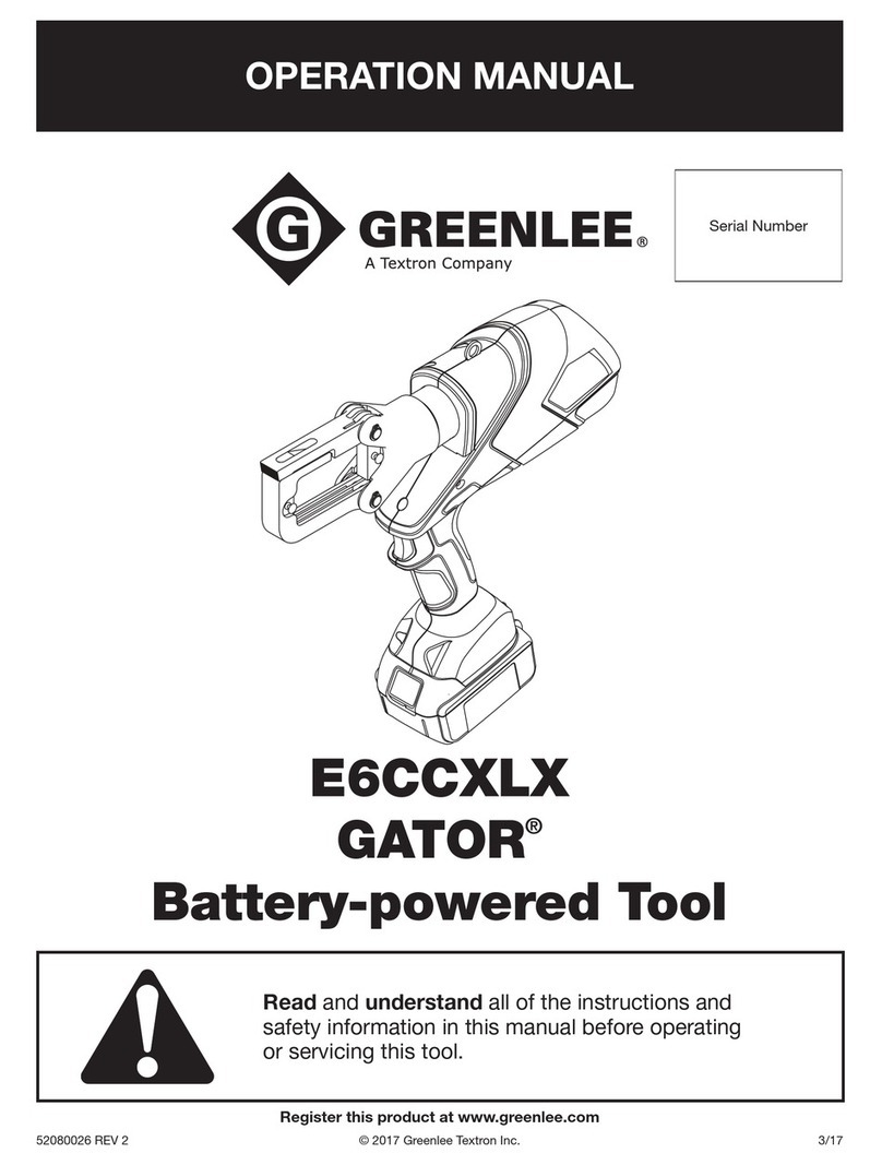 GREENLINE E6CCXLX Operation manual