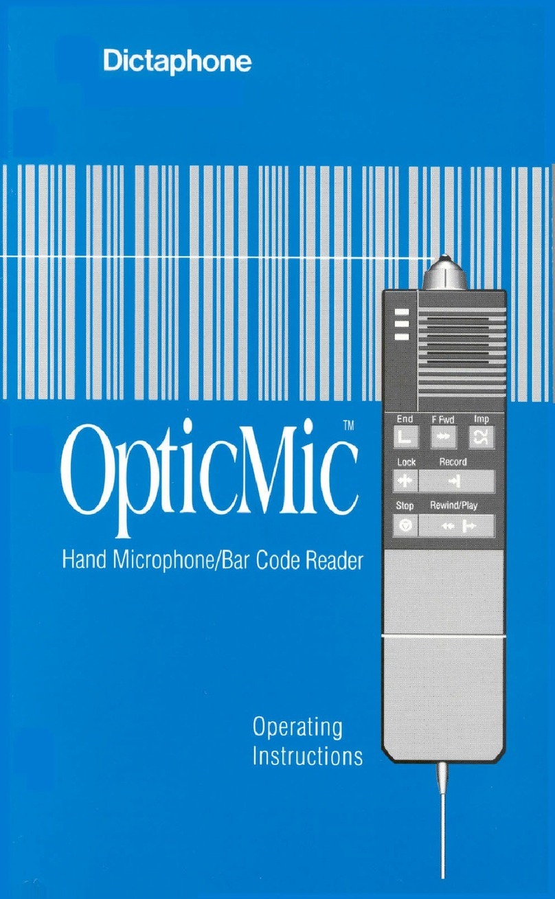 Dictaphone OpticMic User manual