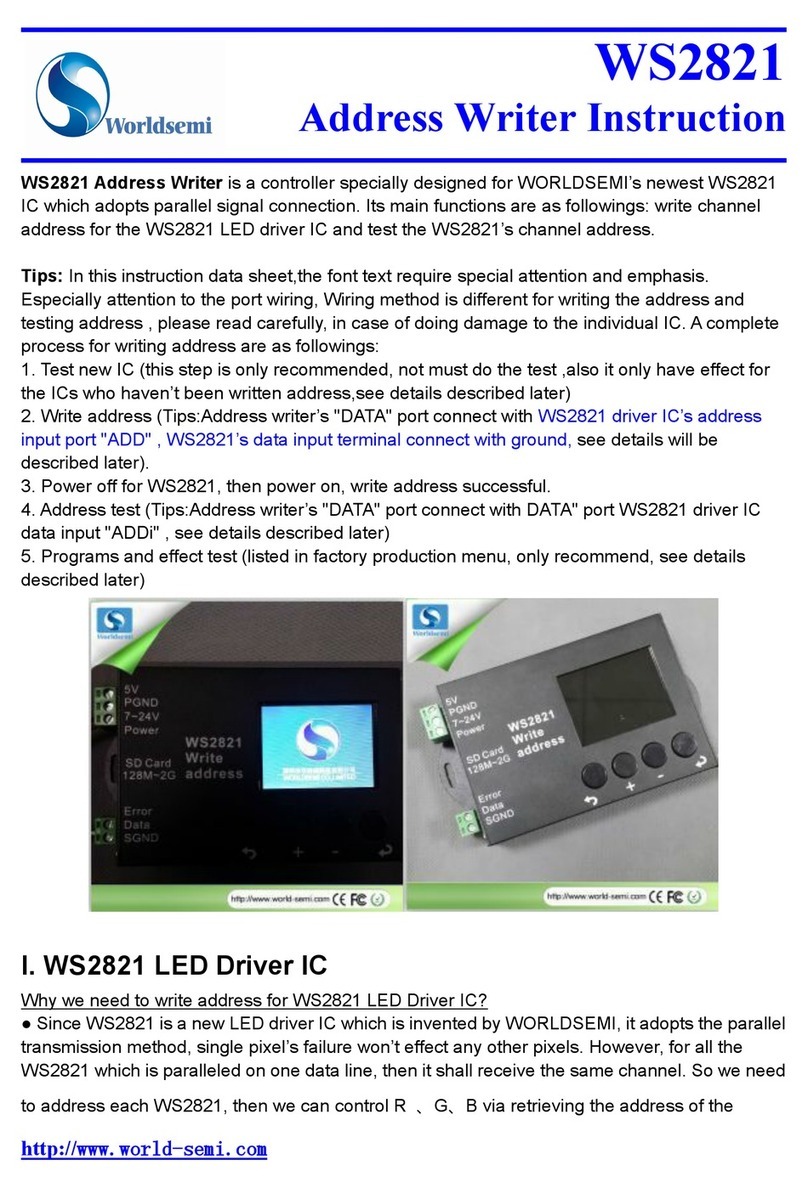 Worldsemi WS2821 User manual
