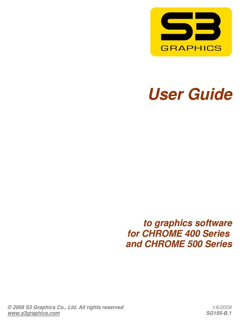 S3 Graphics CHROME 400 Series user guide