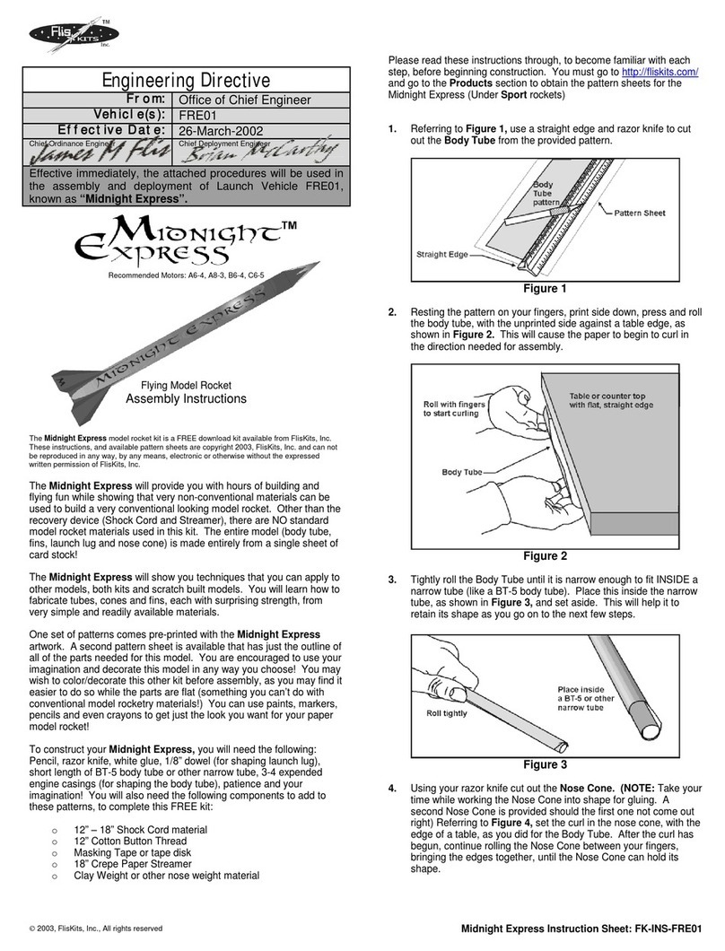 Flis Kits Midnight Express Assembly instructions