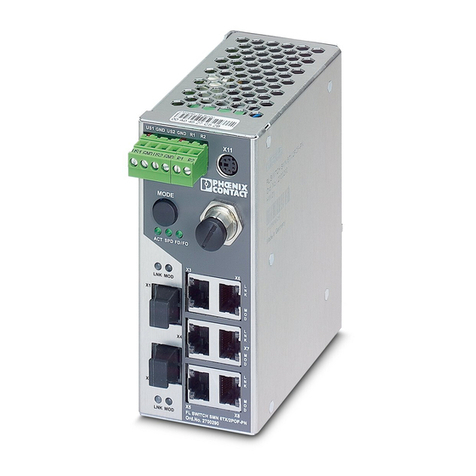 Phoenix Contact FL SWITCH SMN 6TX/2POF-PN User manual