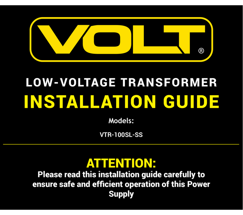 Volt VTR-100SL-SS User manual
