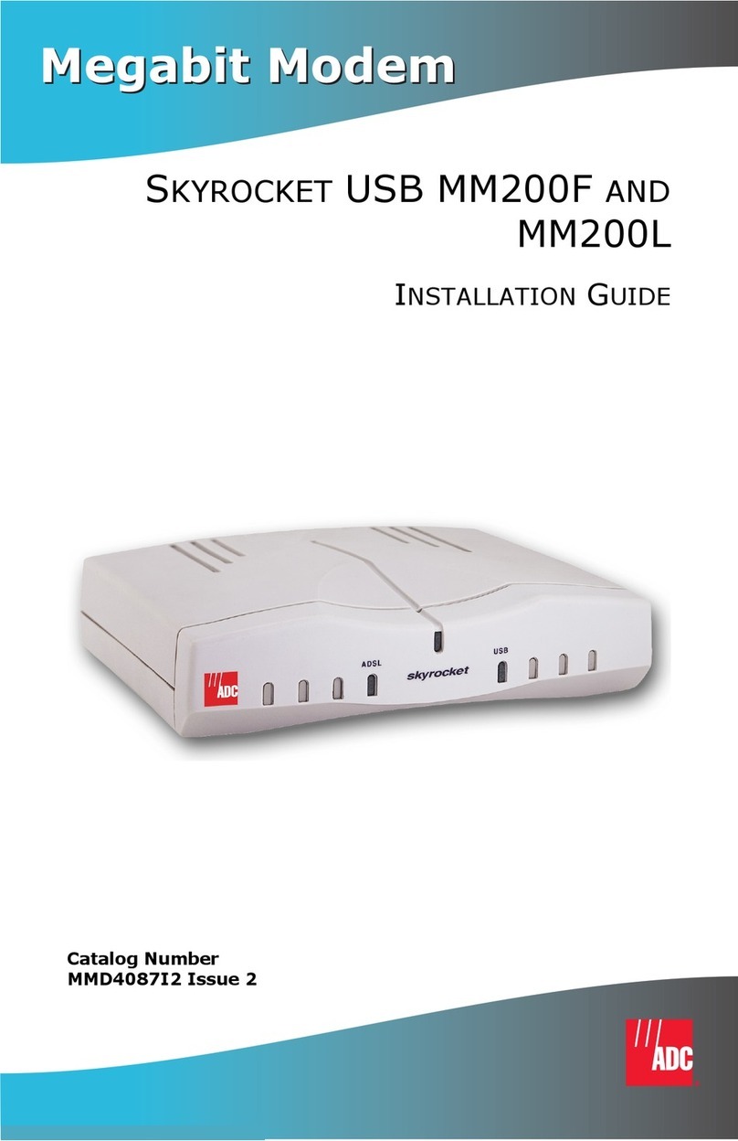 ADC Skyrocket MM200F User manual