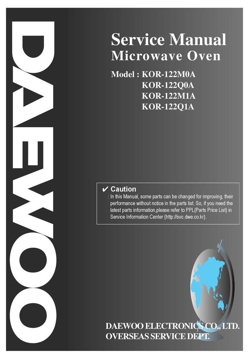 Daewoo KOR-122M0A Service manual