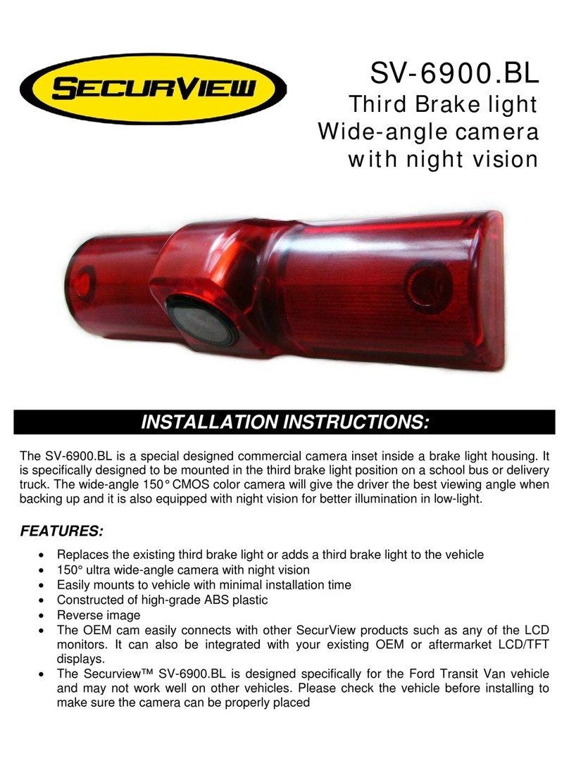 SecurView SV-6900.BL installation instructions