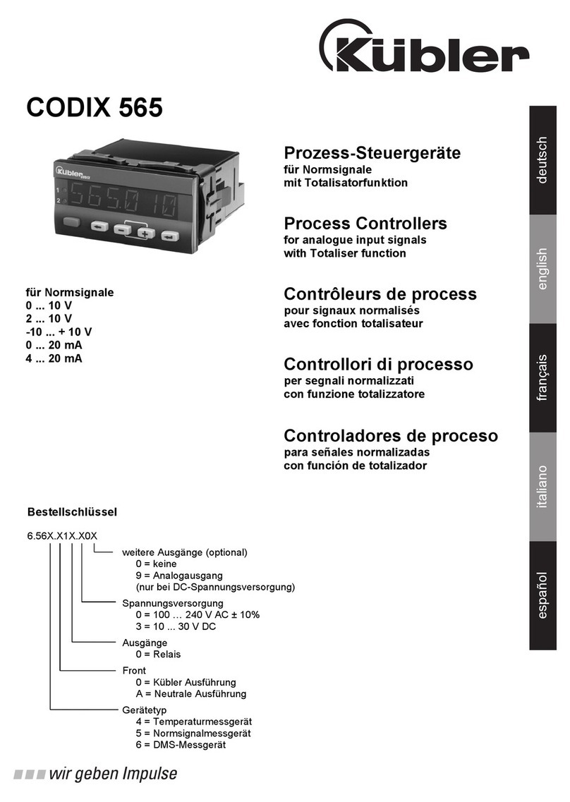 Kubler CODIX 565 user manual