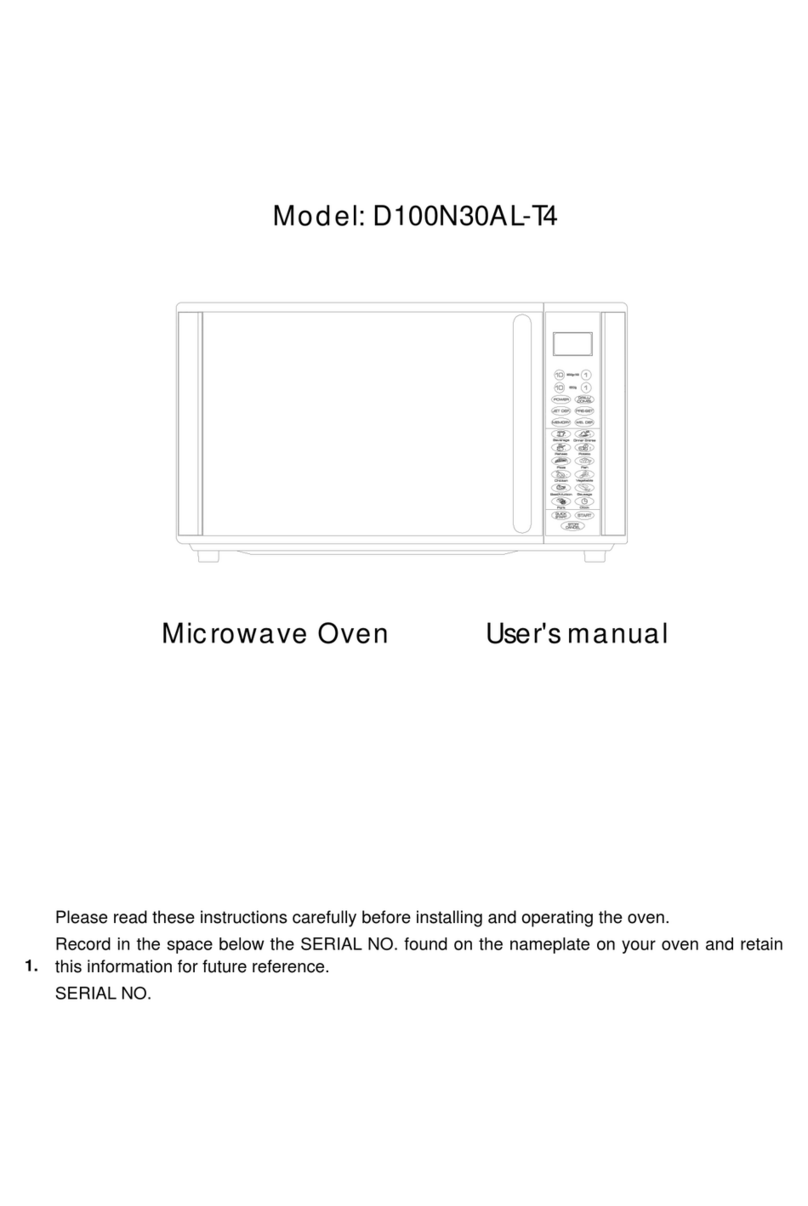 Hamilton Beach D100N30AL-T4 User manual Hamilton Beach D100N30AL-T4 User manual