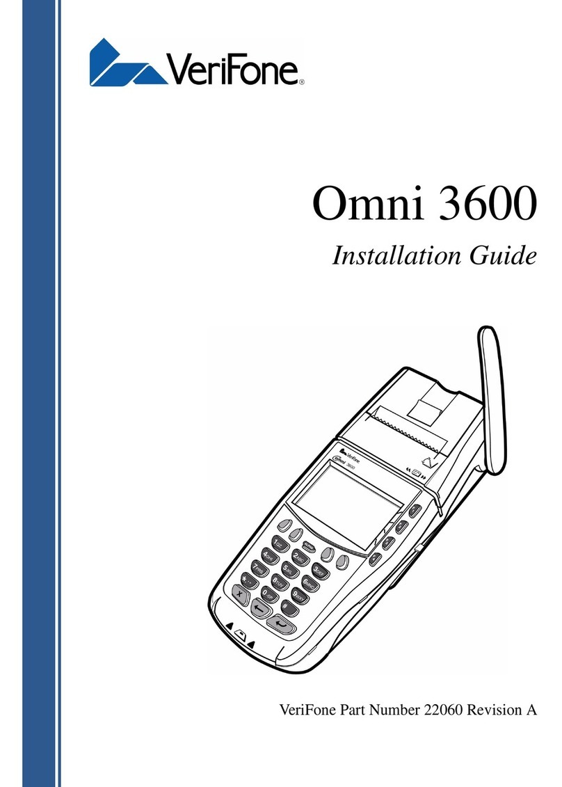 VeriFone Omni 3600 installation guide