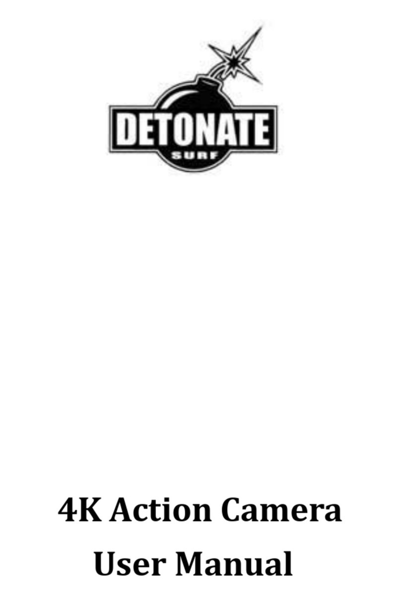 Detonate Surf 4K Action Camera user manual