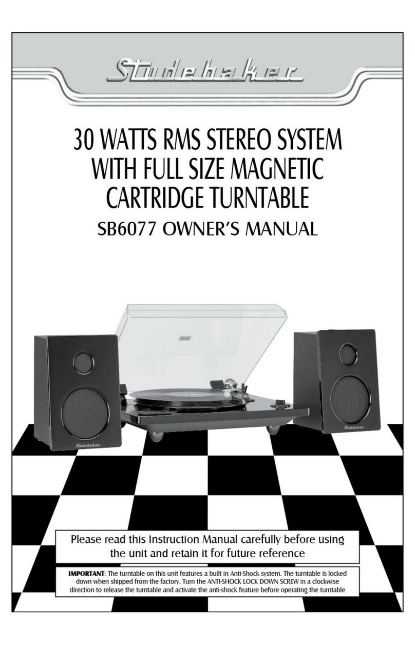 Studebaker SB6077 User manual