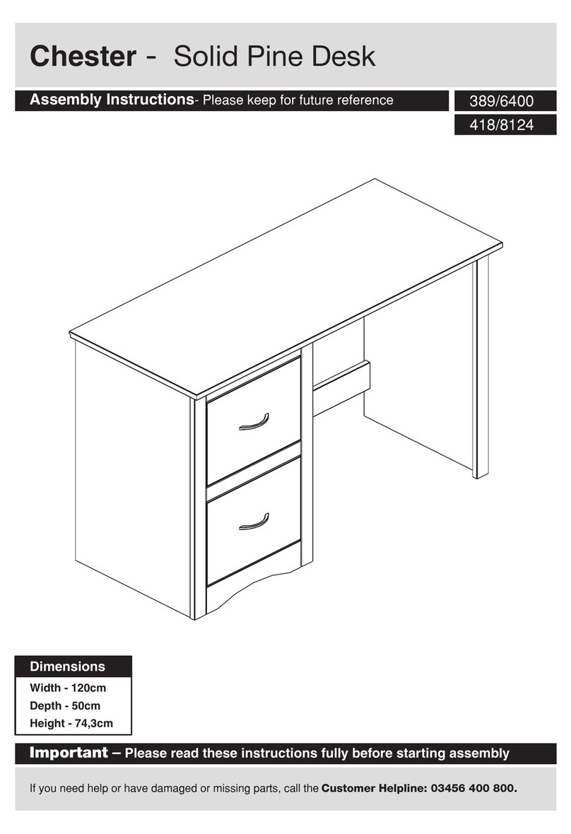 Argos 389/6400 Assembly instructions