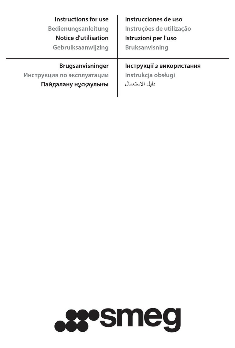 Smeg SIM580B User manual