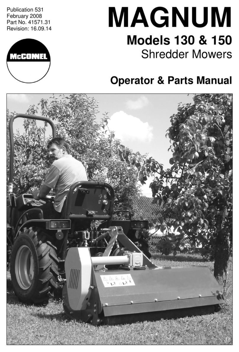 McConnel MAGNUM 130 Programming manual