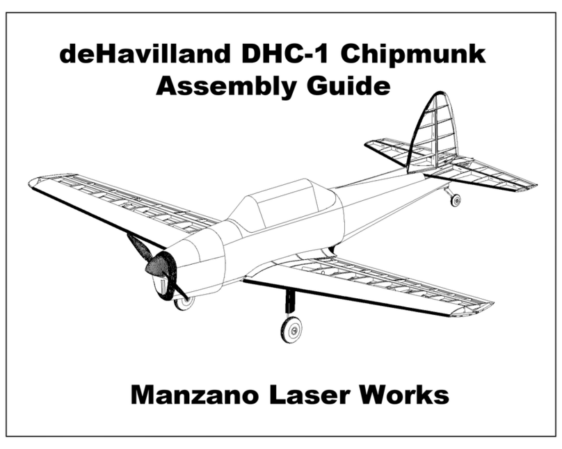 Manzano Laser Works deHavilland DHC-1 Chipmunk Assembly guide Manzano Laser Works deHavilland DHC-1 Chipmunk Assembly guide