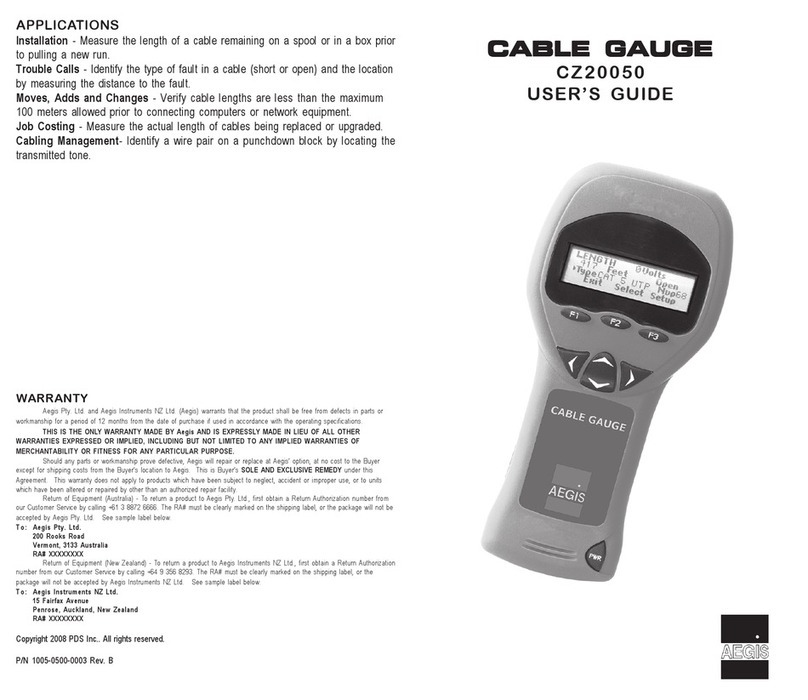 Aegis CZ20050 user guide