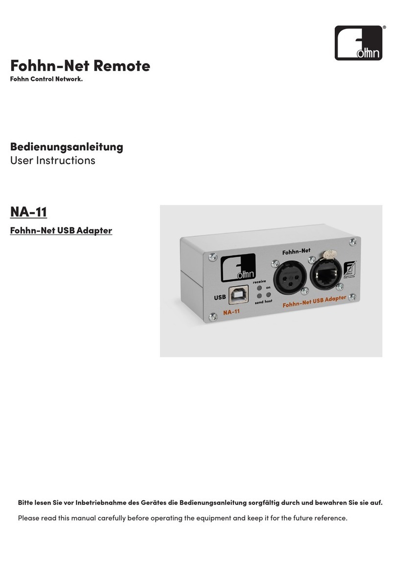 Fohhn-Net NA-11 User instructions