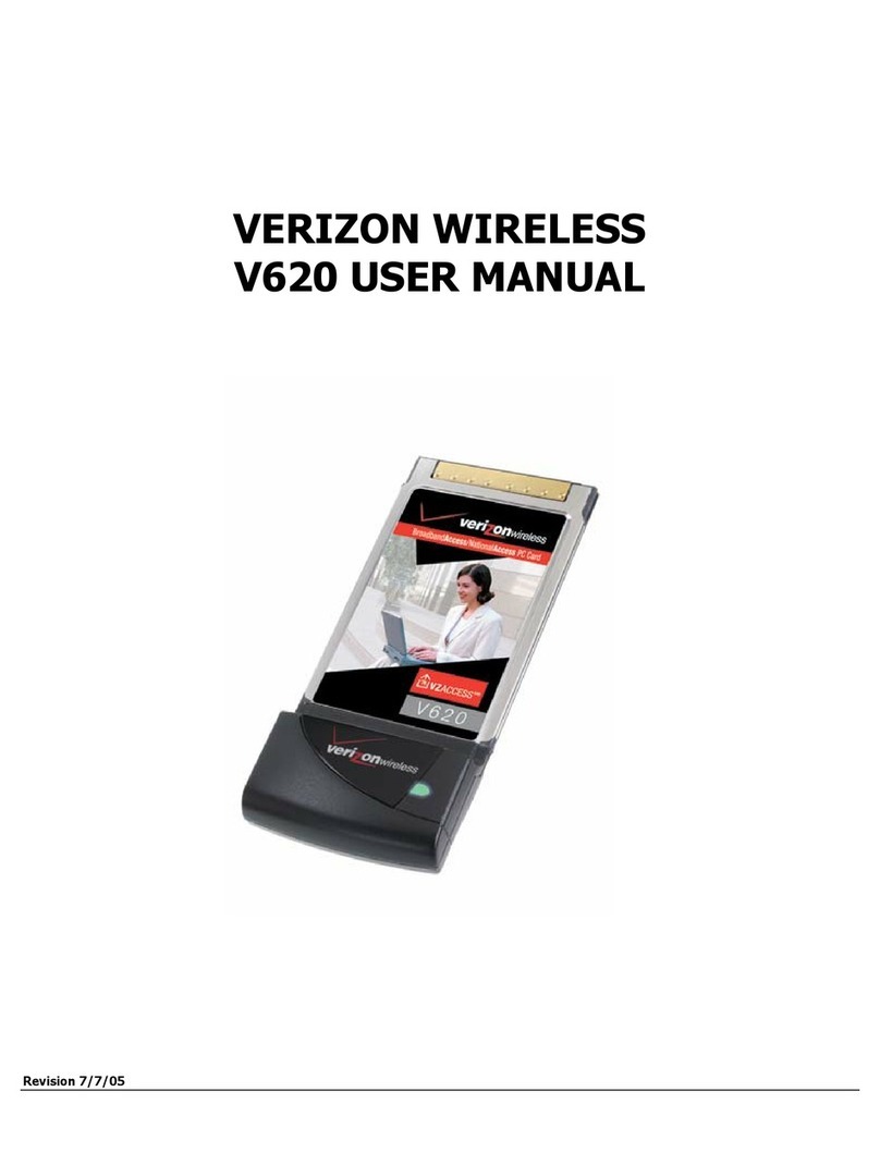 Verizon Wireless V620 user manual
