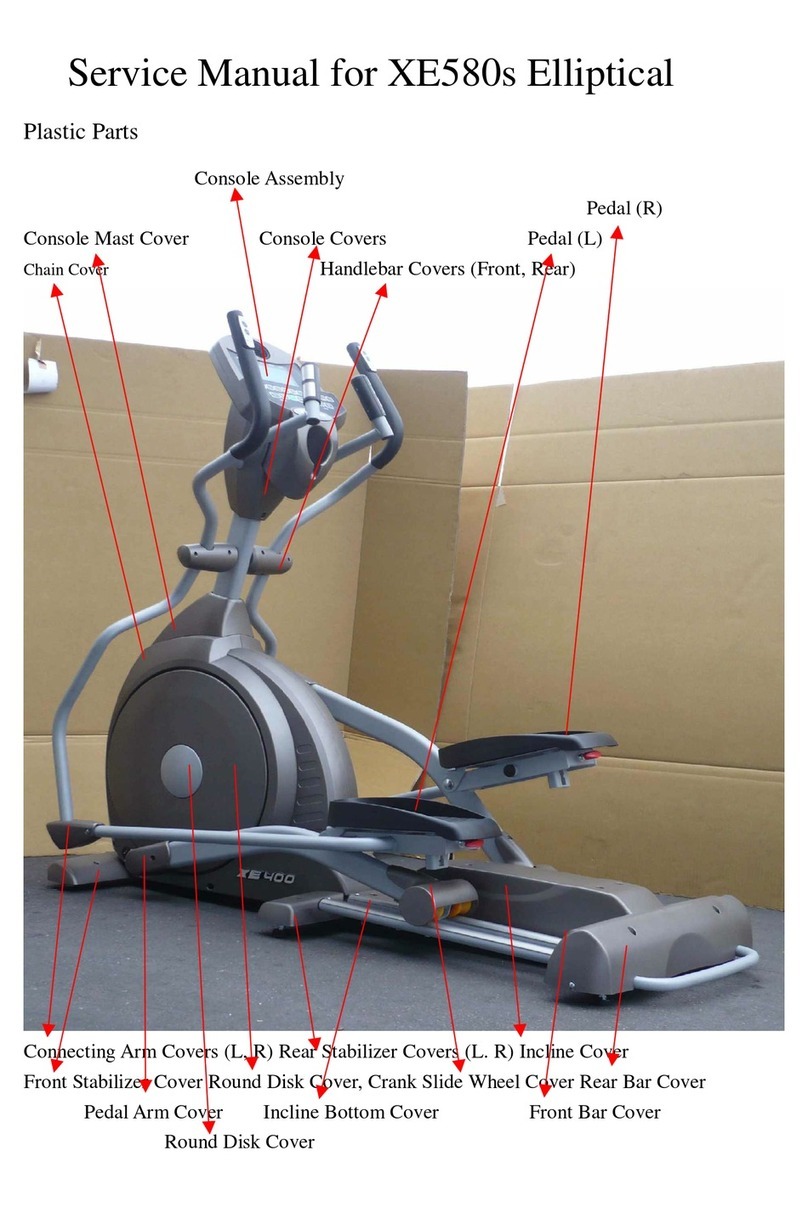 Dyaco XE580s Service manual