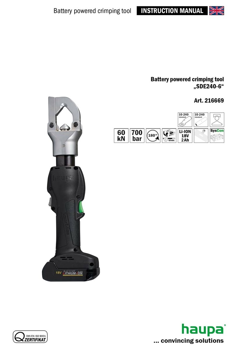 haupa SDE240-6M instruction manual