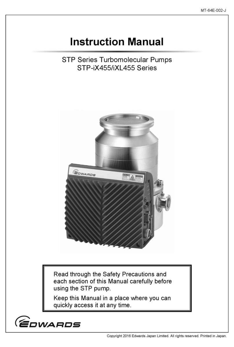 Edwards STP-iX455 instruction manual