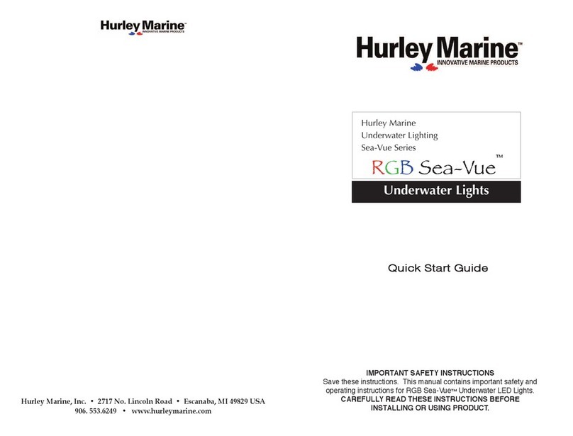 Hurley Marine RGB Sea-Vue series quick start guide Hurley Marine RGB Sea-Vue series quick start guide