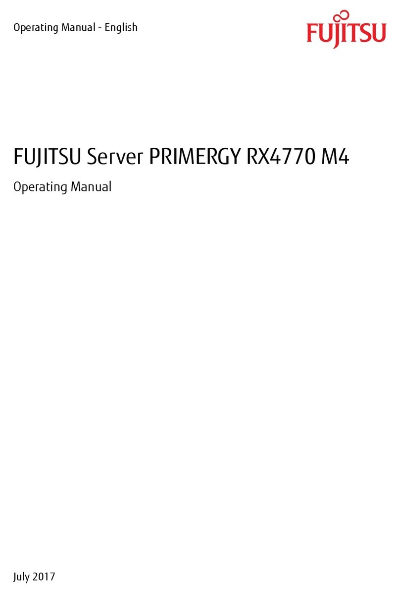 Fujitsu PRIMERGY RX4770 M4 User manual