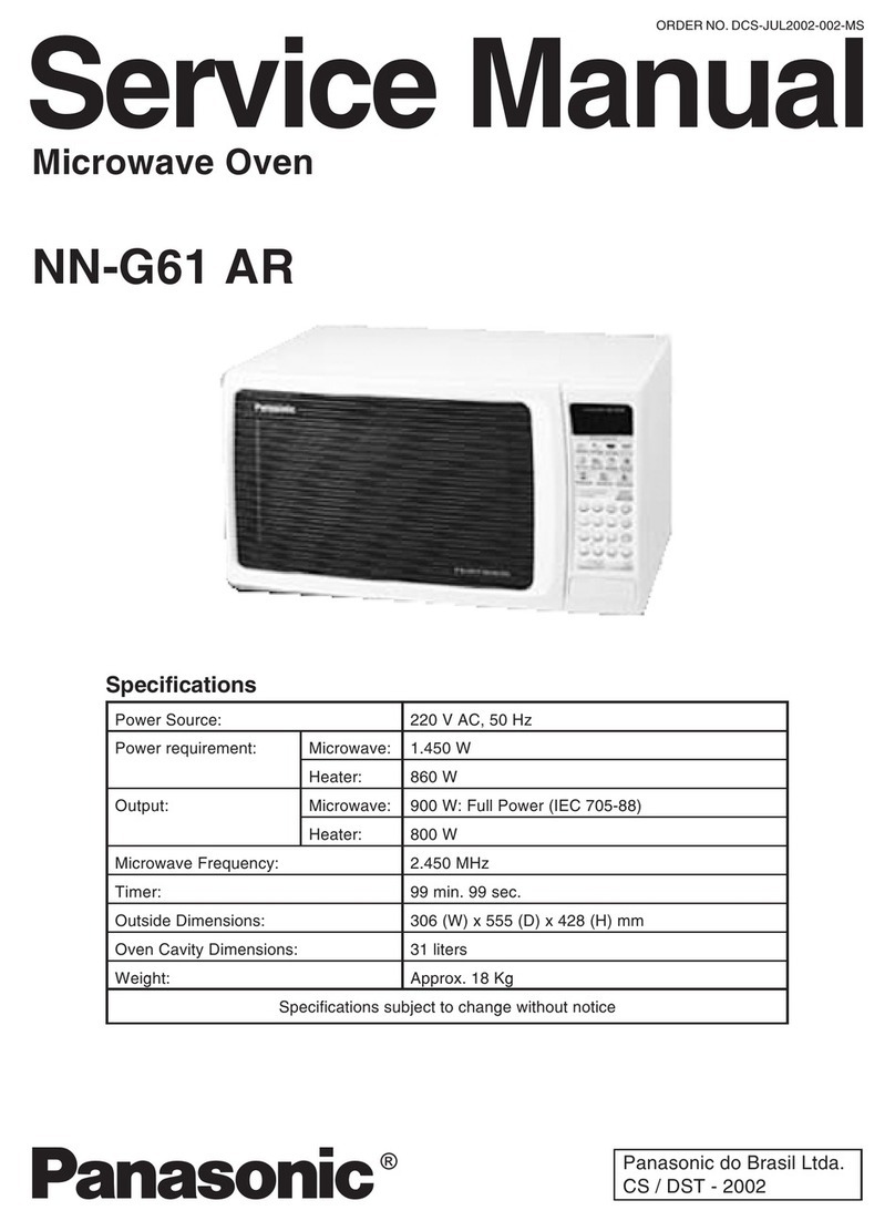 Panasonic NN-G61 AR Service manual