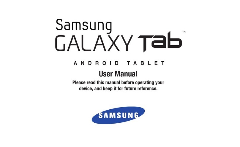 Samsung GALAXY TAB user manual