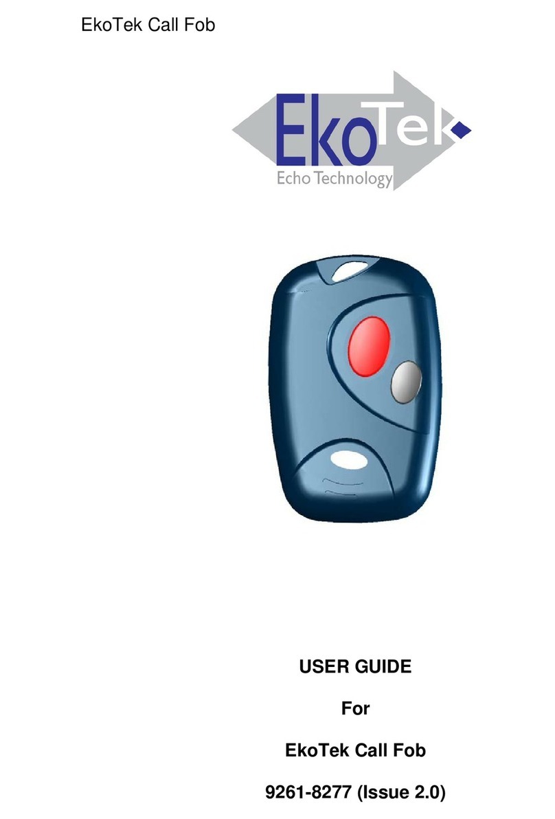 EKOTEK Call Fob user guide