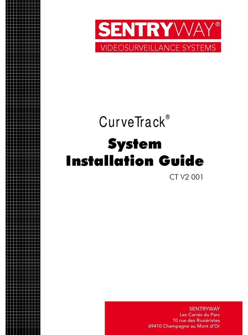Sentryway CurveTrack System installation guide