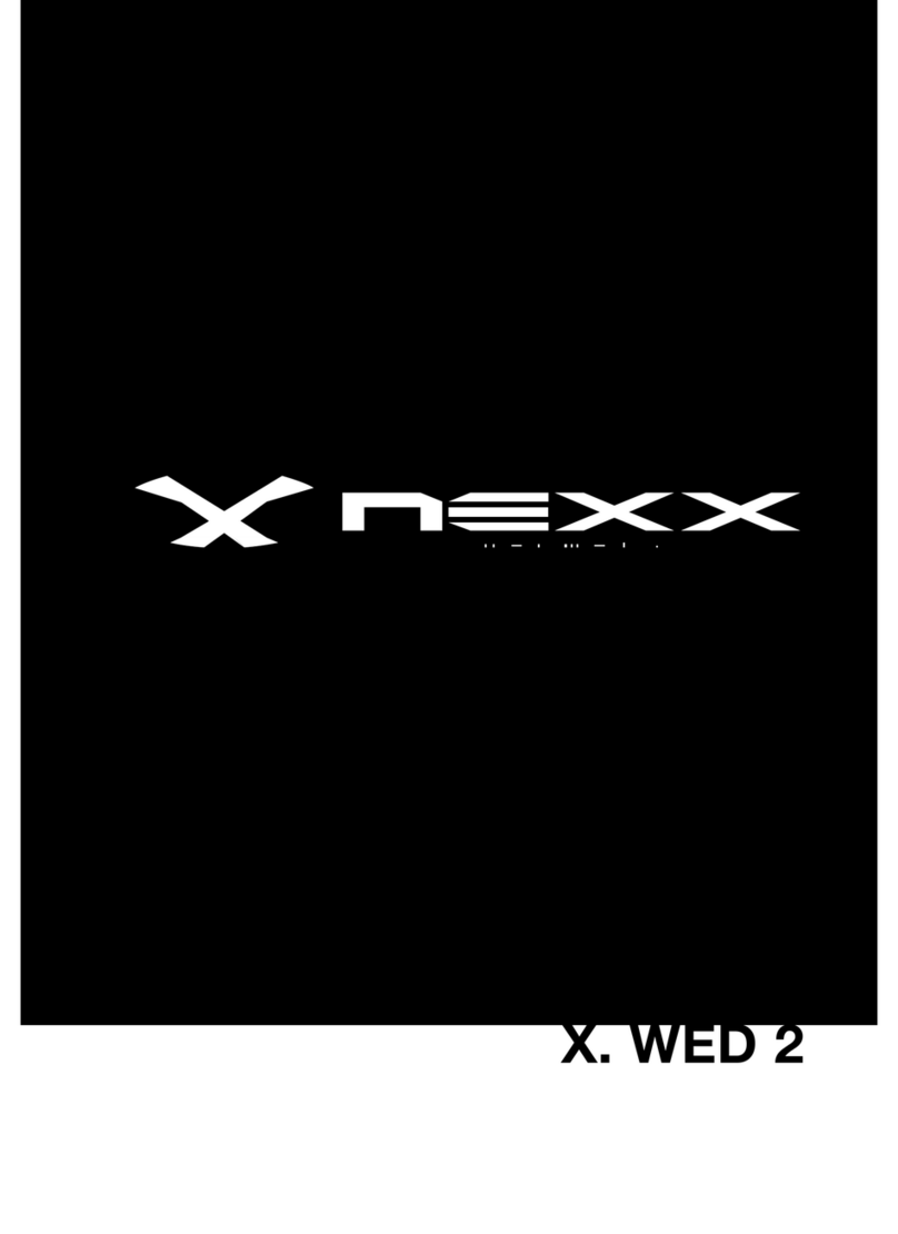 Nexx X. WED 2 manual
