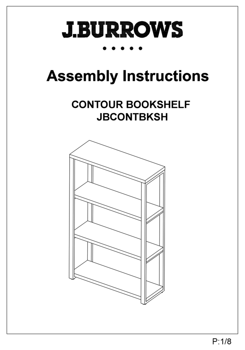 J.Burrows JBCONTBKSH Assembly instructions J.Burrows JBCONTBKSH Assembly instructions