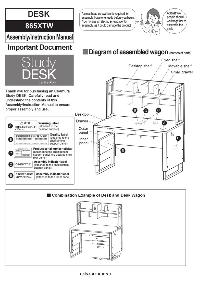 Okamura 865XTW User guide