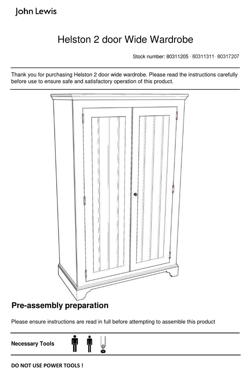 John Lewis 80311205 Assembly instructions John Lewis 80311205 Assembly instructions