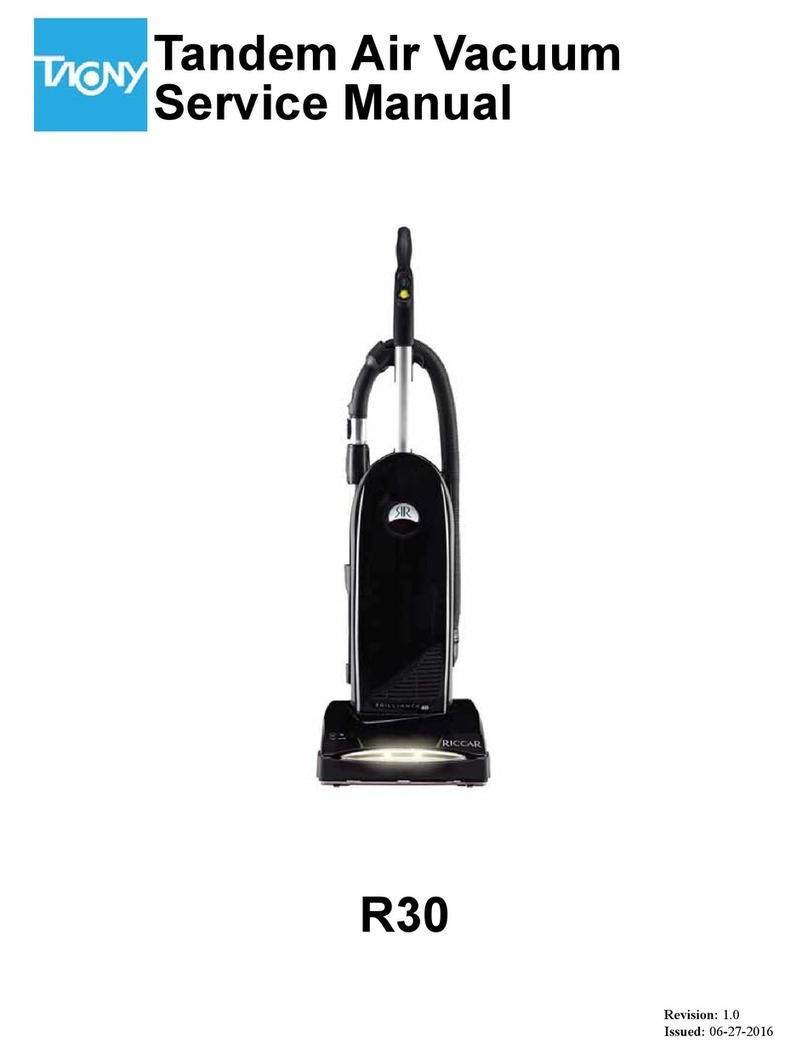 Tacony R30 User manual Tacony R30 User manual