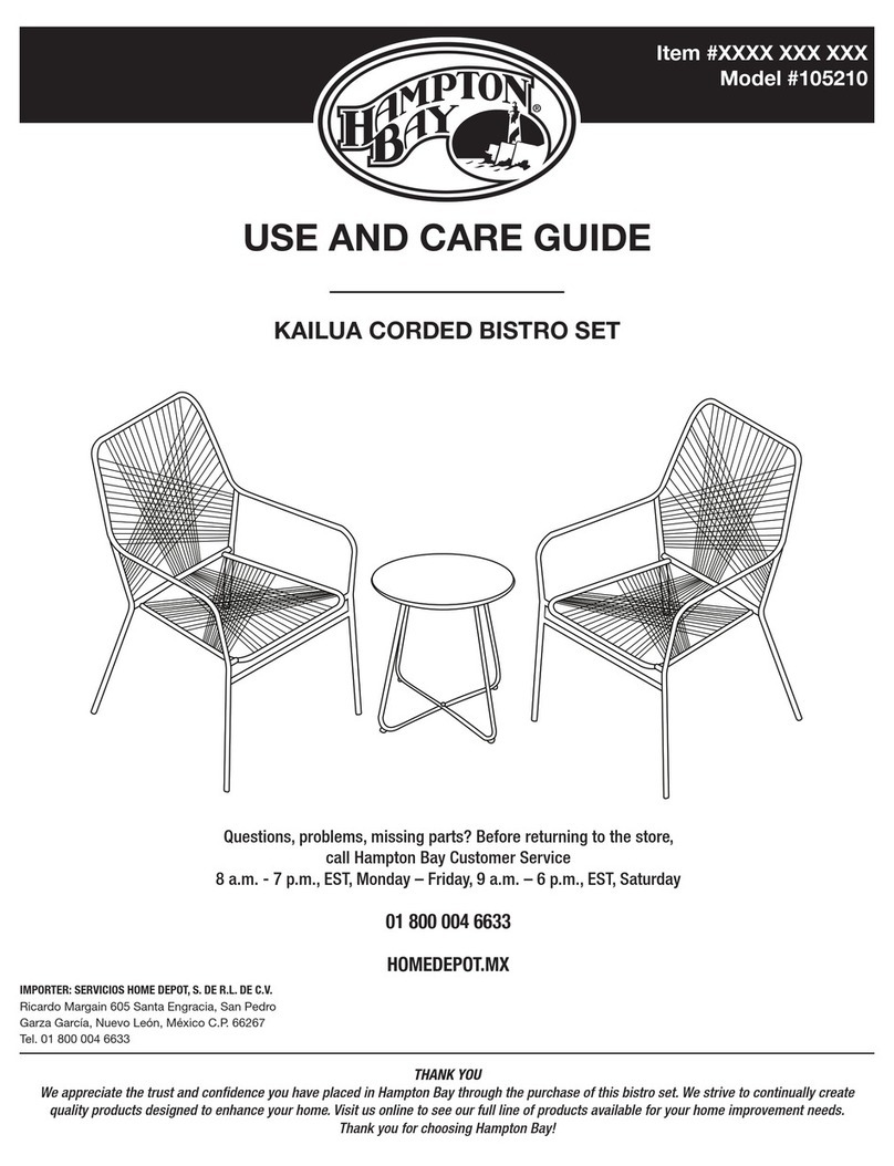 HAMPTON BAY 105210 User manual