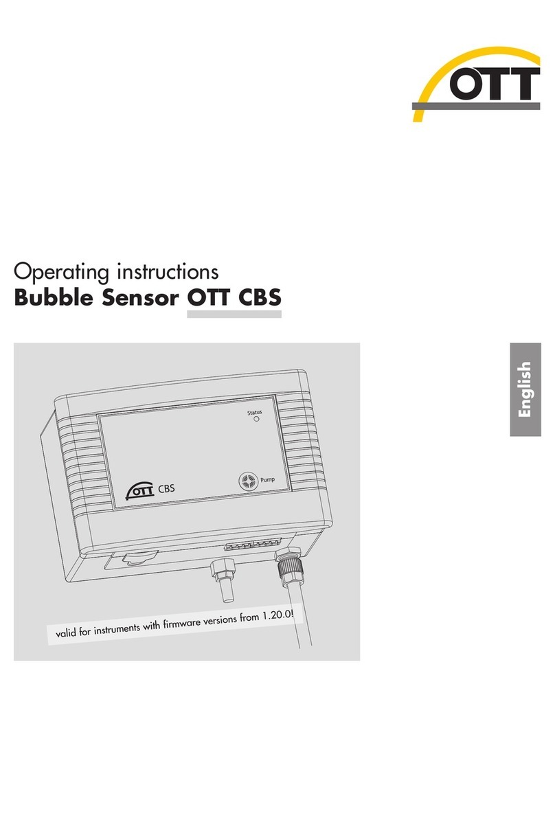 OTT CBS operating instructions