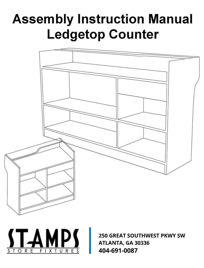 Stamps Ledgetop Counter Assembly & instruction manual Stamps Ledgetop Counter Assembly & instruction manual