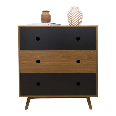 Mocka Nixon Three Drawer User manual Mocka Nixon Three Drawer User manual