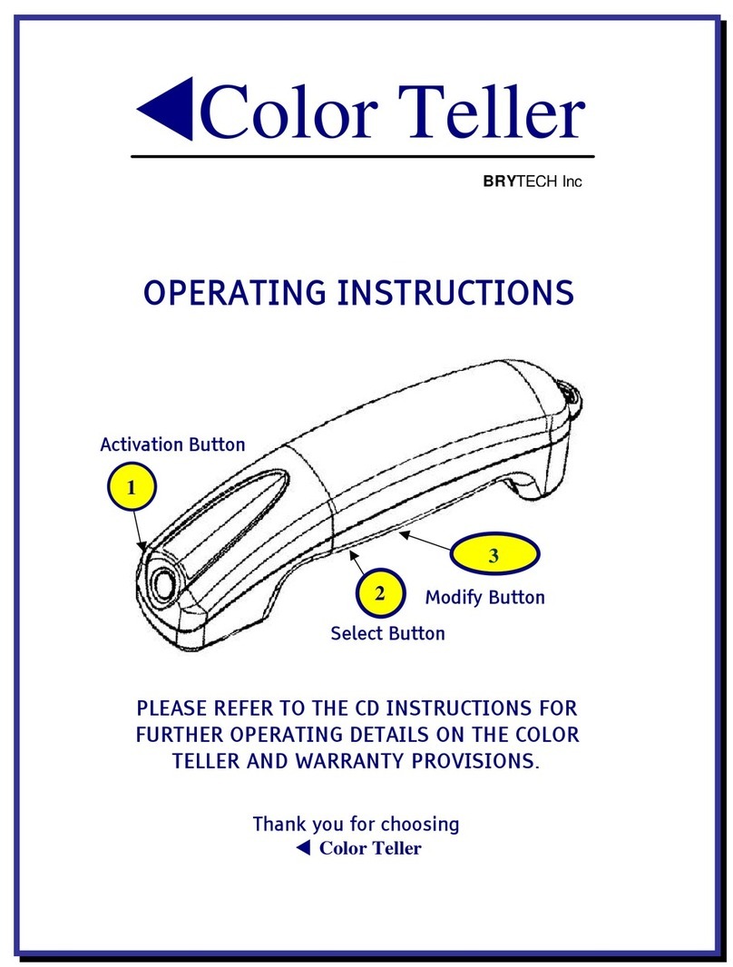 BryTech Color Teller operating instructions BryTech Color Teller operating instructions