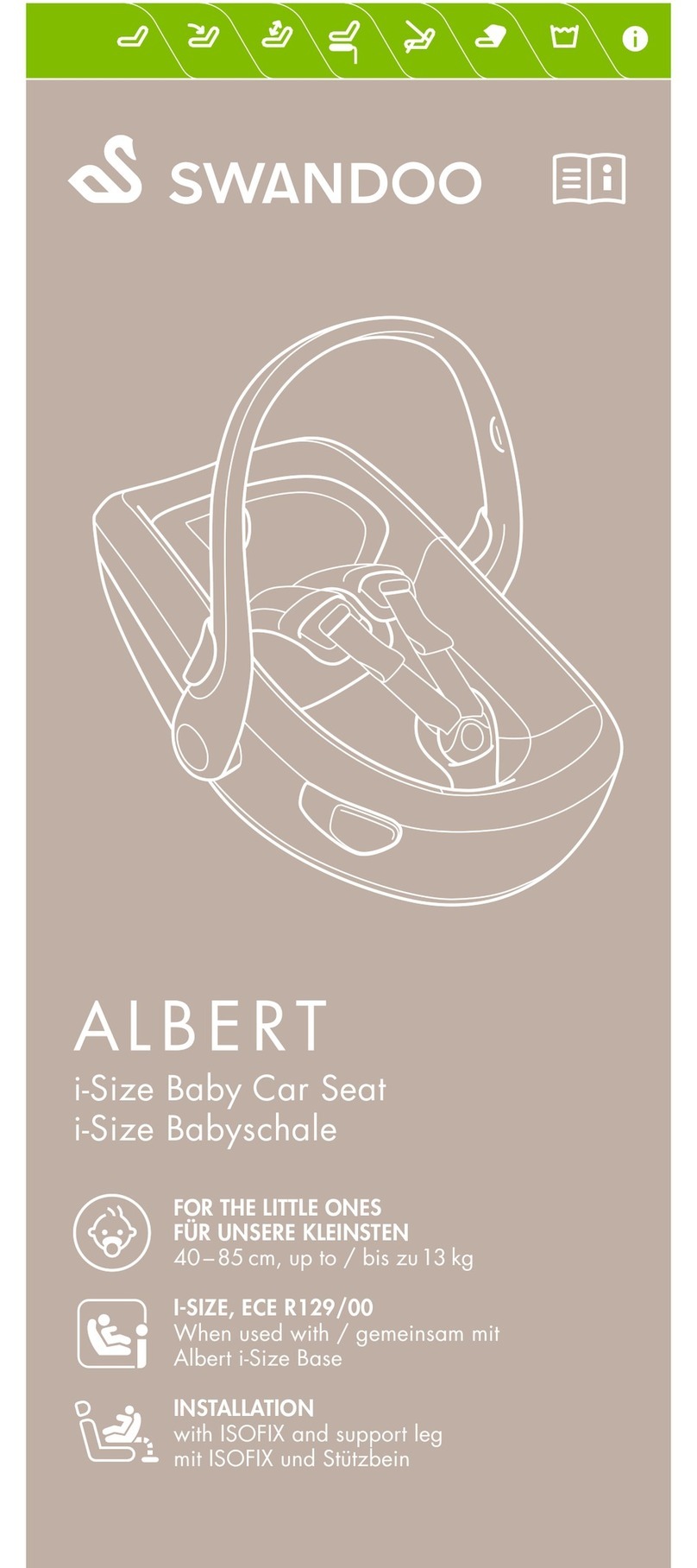 Swandoo Albert i-Size User manual Swandoo Albert i-Size User manual