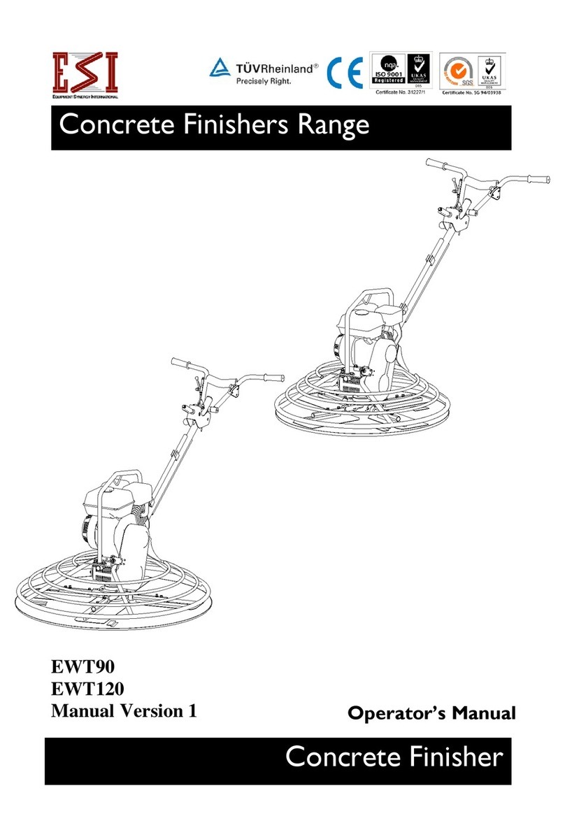 ESI EWT90 Operator's manual