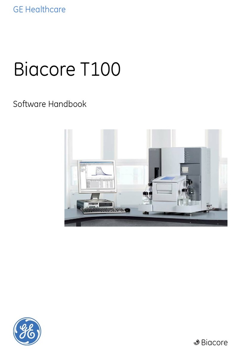 GE HEALTHCARE Biacore T100 Handbook