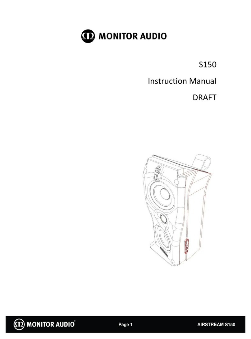 Monitor Audio Airstream s150 User manual