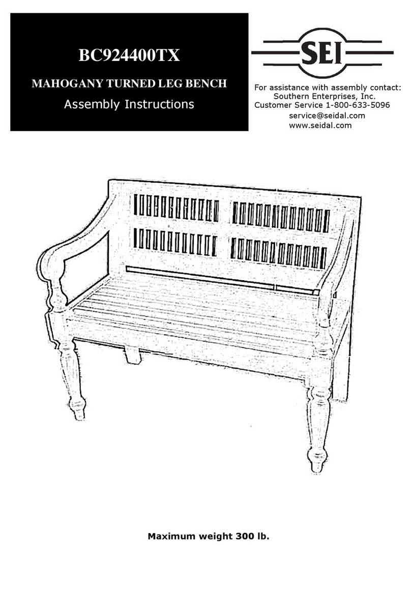 SEI BC924400TX Assembly instructions SEI BC924400TX Assembly instructions