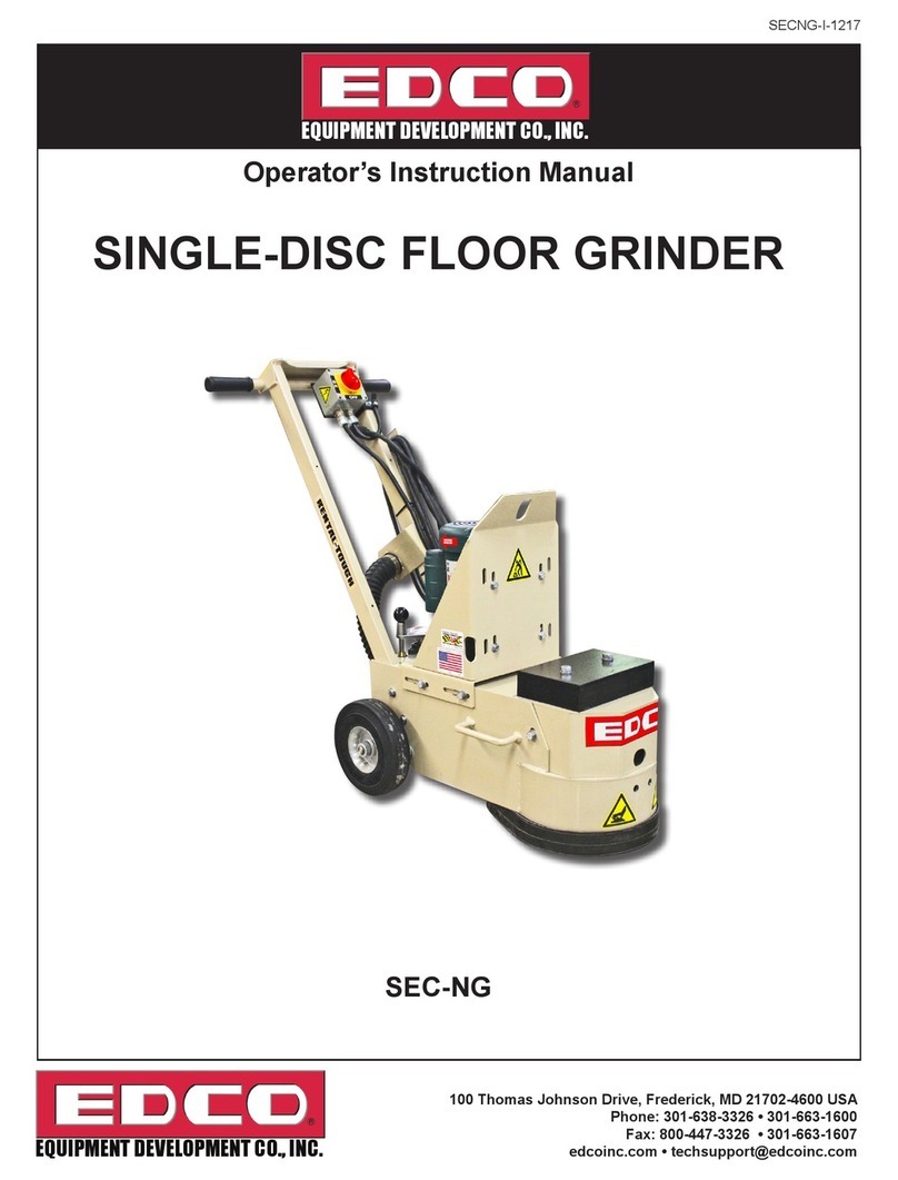 Edco SEC-NG Operator's instruction manual