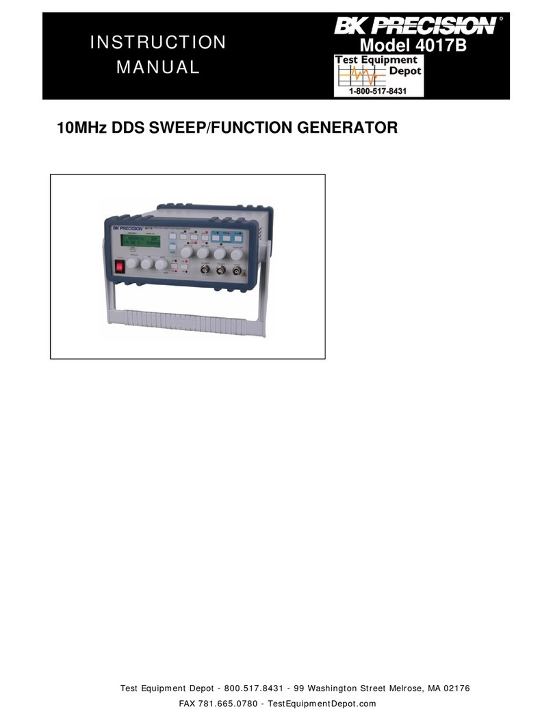 B+K precision 4017B User manual