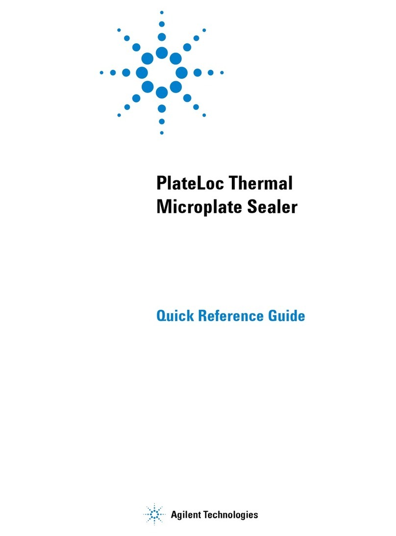 Agilent Technologies PlateLoc Quick reference guide